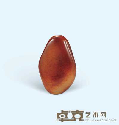 清中期 籽玉鼻烟壶 高6.1cm